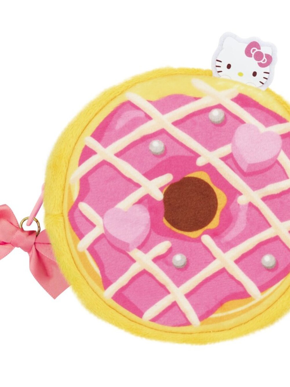 Hello Kitty Donut Plush Pouch | Sanrio Japan | NWT